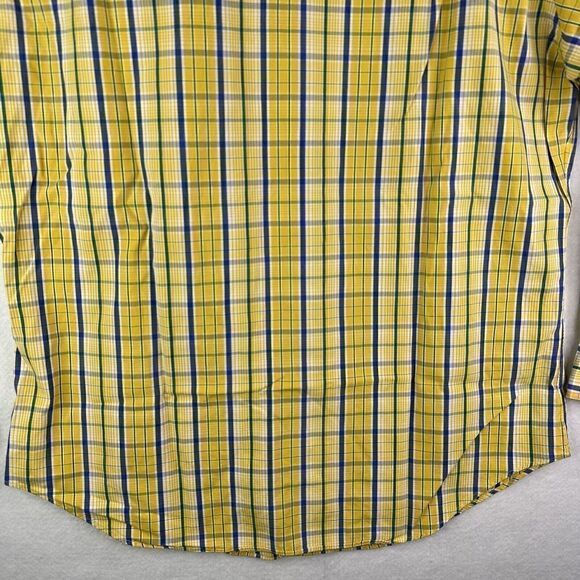 Polo By Ralph Lauren Estate Sport Men’s Size Large Yellow Green Button Shirt - Picture 6 of 10